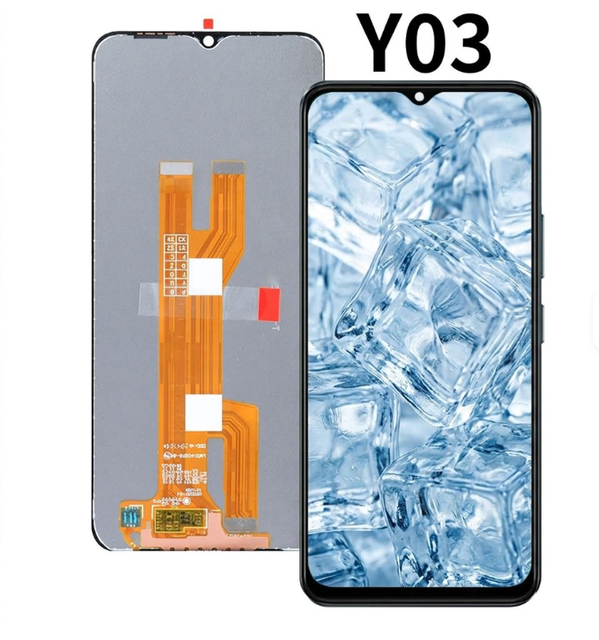 Ra'c'tory Price 6.5" In-cell TFT LCD Touch Screen Digitizer Assembly 1 Year Warranty for Vivo Y03 Replacement Mobile Phone Parts