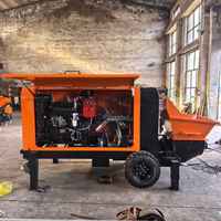 Vente d'usine : Nouvelle mini-pompe à béton mobile télécommandée diesel pour transport longue distance