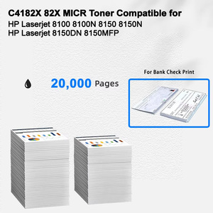 Cartucho de Tóner MICR Compatible con IBEST HP C4182X 82X, Compatible con HP Laserjet 8100 8100N 8150N <span class=keywords><strong>8150DN</strong></span> para Impresión de Cheques Bancarios - Product Image 2