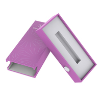 Boîte à tiroir résistante aux enfants personnalisée, boîte coulissante rigide avec insert en papier personnalisé pour l'emballage d'accessoires électroniques