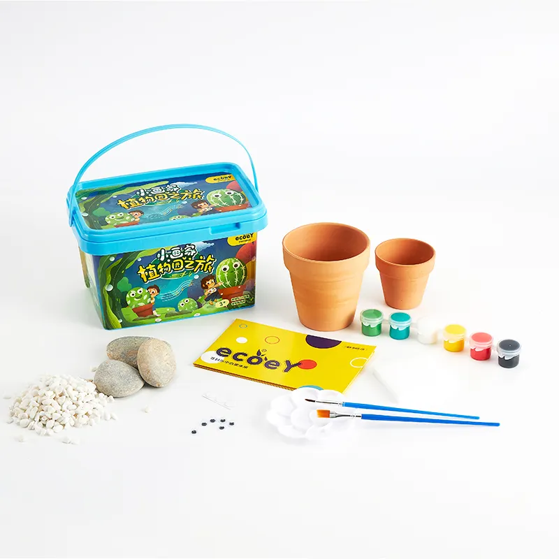 Kinder Lernspiel zeug Verbesserung phantasie volle Rock Animal Painting Kits Kunst handwerk DIY Spielzeug Tiere