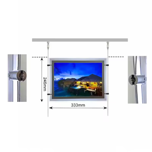 Affiches de cinéma LED personnalisées en acrylique écologique de haute luminosité, format A4, pour publicité intérieure, boîte à lumière LED rectangulaire mince - Product Image 4