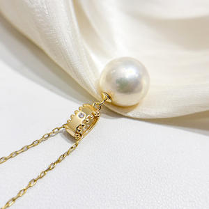 จี้ไข่มุก DIY รุ่น WENCHI 31466 เงินแท้ S925 พร้อมฐานเปล่าสำหรับไข่มุกทรงกลมขนาด 10-13 มม. สร้อยคอทอง/เงิน ผลิตในจีน - Product Image 3