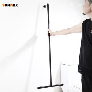 Alat Pembersih Kaca dengan Pegangan Aluminium Hitam Mewah dan Bilah Silikon untuk Membersihkan Lantai dan Jendela - Product Image 1