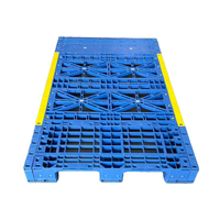 Paleta de Plástico Personalizable de 3 Niveles con Cubierta Abierta, 1850*1100mm, HDPE Reciclado, Paletas Modulares Resistentes para Manejo de Materiales