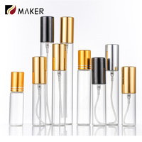 Vide 2ml 3ml 5ml 10ml Voyage Rechargeable Clair De Poche Décanter Parfum Distributeur Vaporisateur Mini Verre Parfum Atomiseur