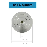 Supports de ponçage pour disques de 3/4 pouces, base en aluminium M14 M10, patins de polissage diamantés résistants à l'usure, auto-adhésifs à boucles et crochets pour diverses applications