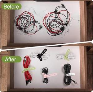 24 шт., силиконовые кабельные стяжки - Product Image 6