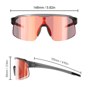 New TR90 photochromic xe đạp đi xe đạp chạy thể thao Kính mát biểu tượng tùy chỉnh UV400 thay đổi màu sắc đường xe đạp kính cho Unisex - Product Image 6