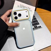 Coque de téléphone magnétique transparente avec protection intégrale de l'appareil photo, coque en PC transparente et bord en TPU souple pour iPhone 17 Pro Max