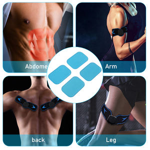 Bantalan Gel pijat payudara karet <span class=keywords><strong>Tens</strong></span> pemosisi Gel latihan tubuh konduktif elektroda pengganti <span class=keywords><strong>Ems</strong></span> Abs - Product Image 4