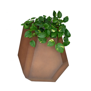 <span class=keywords><strong>Pot</strong></span> de fleurs polygonal en découpe laser pour jardin, vente en gros, pots et jardinières décoratifs polygonal pour jardin extérieur - Product Image 3