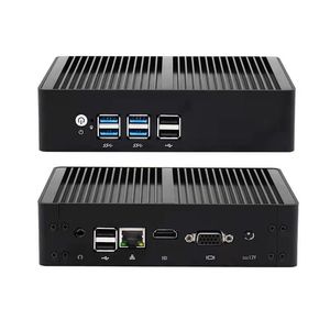Intel i3 i5 i7 máy tính công nghiệp đầy đủ nhôm kim loại trường hợp không quạt công nghiệp <span class=keywords><strong>Mini</strong></span> PC máy tính - Product Image 4