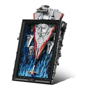Bloques de Construcción de Naves Espaciales de <span class=keywords><strong>Guerra</strong></span> Espacial, Juguete de Construcción, Marco de Fotos 3D, Kit de Modelo de Ladrillos Colgantes, Regalo Unisex para Adultos y Niños - Product Image 6