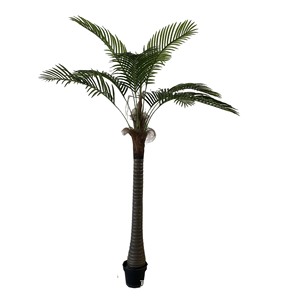 Bán Buôn Lớn Đẹp Nhân Tạo Dừa Cây Hướng Dương Phong Cách Trong Nhà/Ngoài Trời Màu Xanh Lá Cây Nhựa Cảnh Quan Trang Trí Phục Sinh - Product Image 1