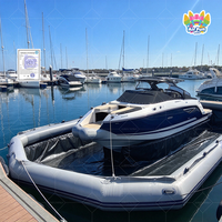 Dock gonflable sur mesure, abri flottant pour bateau en PVC de qualité marine, couverture gonflable pour yacht pour le stockage en marina