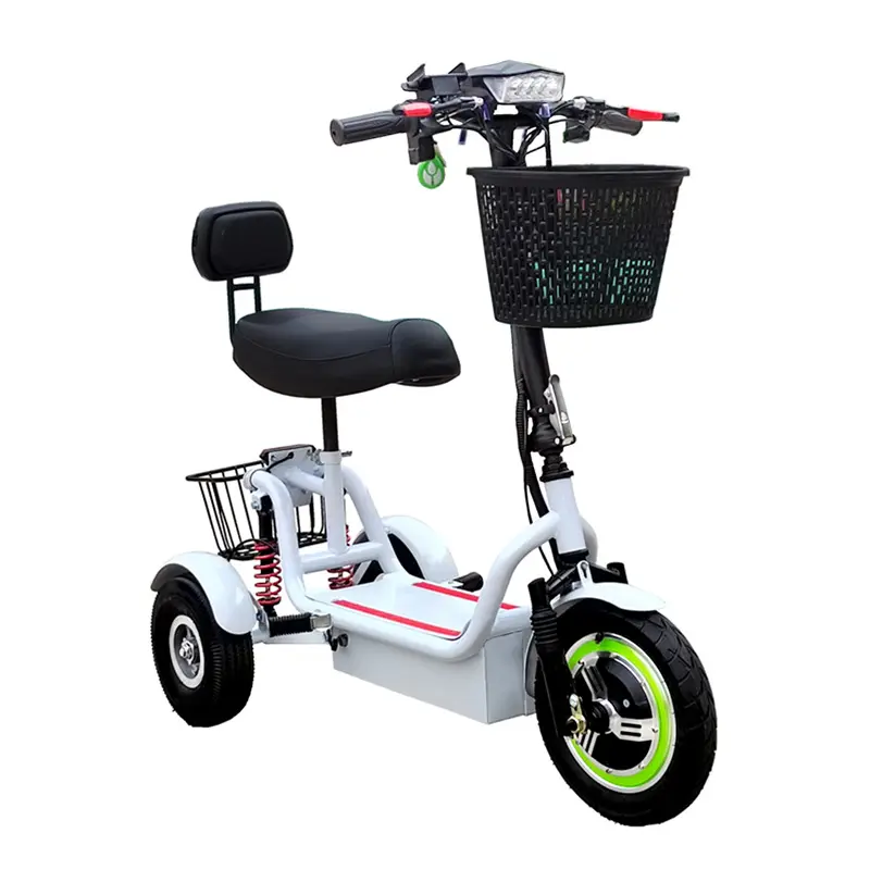 China Nieuwe Stijl Driewielige Mini Scooter Bemande Elektrische Driewieler E Trike Voor Mensen Met Een Handicap