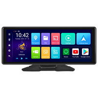 Pantalla Inteligente PND para Coche de 10.26 Pulgadas DVR de Alta Definición Navegación GPS Android 13.0 4GB + 64GB WiFi MP5 Monitor Carplay USB Garantía de 1 Año