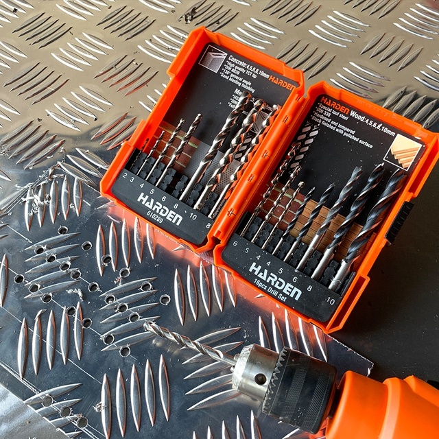 Harden Wholesale Metal Woodworking 16 Pcs Electric Drill Hammer Drill Bit Set