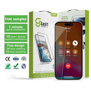 Protector de Pantalla de Vidrio Templado Transparente 2.5D para iPhone 16 15 14 12 Pro Max, Venta Caliente - Product Image 1