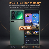 Smartphone Android M17 Pro Max Versi Global 5G 2026 Memori 16GB+1TB Layar HD 6.9 Inci 144Hz Kamera 108MP Baterai 7500mAh