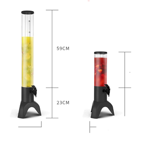 Gran oferta, dispensador de cerveza de 1,5 l con base fundida de cubitos de hielo, dispensador de torre de bebidas de 3L - Product Image 3