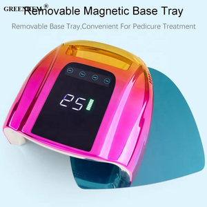 <span class=keywords><strong>Lampe</strong></span> à ongles 96W rechargeable avec poignée Sécheur de laque en gel à lumière rouge Lumière UV pour ongles <span class=keywords><strong>Lampe</strong></span> à LED UV sans fil pour ongles - Product Image 3