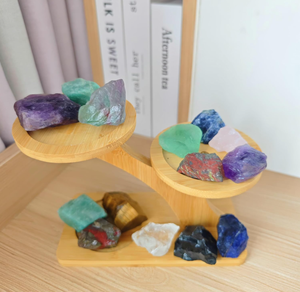 卸売2-5cmカスタムレイキチャクラ石ナチュラルタンブルクリスタルロッククォーツコレクション再販 - Product Image 4