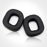 Coussinets d'oreille compatibles avec la station d'accueil Logitech Astro A50 Gen4 Gen 4, en maille, flanelle et cuir protéiné hybride