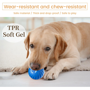 Juguete Interactivo Electrónico para Perros y Gatos, Pelota Inteligente con Movimiento Automático, Salto y Rotación, Silicona Ecológica, Estilo Moderno y Lujoso - Product Image 3