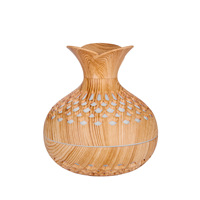 Humidificateur d'air Portable 7 couleurs Led veilleuse Grain de bois brume ultrasonique 300ml humidificateurs USB bureau à domicile diffuseur de pulvérisation LED