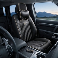 Housse de siège de voiture en cuir durable, ensemble complet, toutes saisons, universelle, sportive, pour cinq places, protection des sièges de voiture