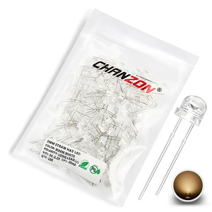 100PCS 5mm <span class=keywords><strong>LED</strong></span> Emitting Diode mũ rơm Micro chỉ số ấm Trắng Đỏ Xanh xanh vàng cam UV Hồng <span class=keywords><strong>RGB</strong></span> nhấp nháy 3V bóng đèn tự làm - Product Image 5