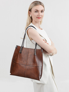 Nouveaux sacs fourre-tout de créateur tendance, sacs à bandoulière en cuir PU de haute qualité, sacs à main et pochettes de luxe décontractés pour femmes - Product Image 4