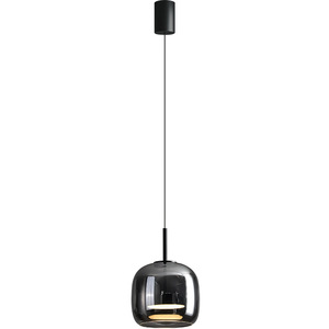 Modern Minimalist Pendant <b>Light</b> Round Glass Led Bedroom <b>Dining</b> Room Lighting Fixture Single Head Chandelier Zhongshan Origin - Product Image 3