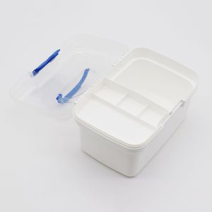 Pill <b>Storage</b> Case With Partition Red And <b>Blue</b> Portable Medicine <b>Box</b> For Home Use - Product Image 4