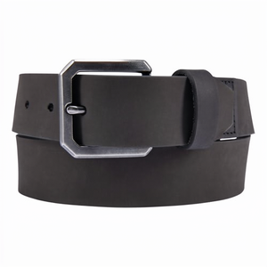 Cinturón Casual de Cuero Genuino Premium para Hombre, Hebilla Negra de 40 mm, Uso Diario, Marrón, Bronceado, Azul, Negro - Product Image 1