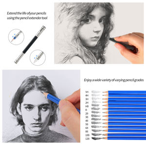 83件套艺术绘画套装绘画多功能水彩笔铅笔儿童成人便携文具套装 - Product Image 3