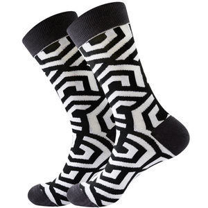 Calcetines personalizados venta al por mayor <span class=keywords><strong>de</strong></span> algodón puro neutro impresión calcetines <span class=keywords><strong>de</strong></span> tubo medio transpirable antibacteriano mujeres <span class=keywords><strong>y</strong></span> hombres calcetines personalizados - Product Image 3