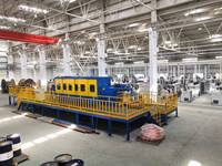 Laminoir à tiges en aluminium à deux rouleaux de parallélisme 380V 100-500kW facile à utiliser avec PLC et moteur pour le laminage des métaux à contrainte résiduelle