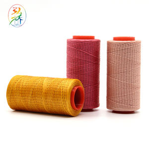 Hongqiao بالجملة عالية القوة 420d/3 خيوط بوليستر مشمع للأحذية الحياكة اليدوية منخفضة الانكماش - Product Image 3