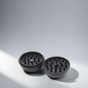 Accessoires pour fumeurs CANNA, brosse à tabac, design tendance, noir, forme de billard à huit, broyeur à herbes en plastique - Product Image 4