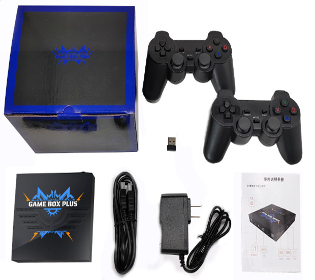 X6 Game Box Player WiFi Video Games Console 4K TV 3D HD Emulator Retro Game BOX 2.4G Wireless Controller