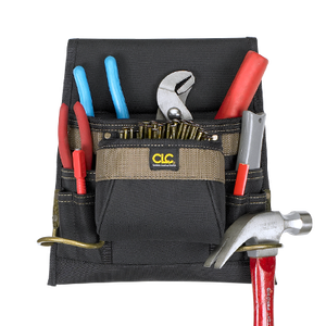 Échantillon gratuit Meilleures ventes Sacs à outils polyvalents et résistants à l'usure avec une poche à la taille et une poche en cuir de vachette pour les clous à bois - Product Image 1