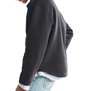 เสื้อฮู้ดดี้ผู้ชายแบบสองชิ้น คอปกติดกระดุม แขนยาว คุณภาพสูง - Product Image 6