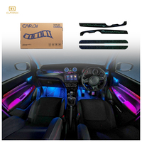 Kit d'éclairage d'ambiance Cardi D8 pour Suzuki Swift avec application + interrupteur + commande vocale, modes dynamiques 64 couleurs, OEM 12V