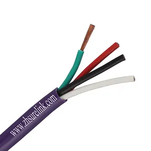 2-adriges 4-adriges PVC LSZH BC-oder CCA-unge schirmtes Heimkino-Lautsprecher kabel Audio-Video-Kabel Paralleles Audio kabel