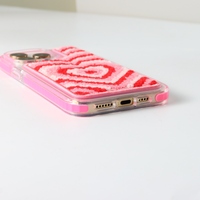 Coque de téléphone Sytron Street Fashion en TPU antichoc avec protection d'appareil photo en forme de cœur pour 15/16/17 Pro Max