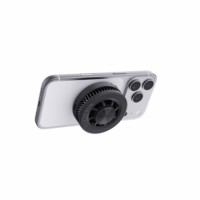 Chargeur de voiture magnétique sans fil 25W TEC, certifié double usage pour grille d'aération et support de bureau, avec fonction de refroidissement