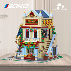 BaKa 2025 Nueva Serie Creativa de Modelos de <span class=keywords><strong>Arquitectura</strong></span> de Plástico <span class=keywords><strong>para</strong></span> Construir, Juguetes Educativos <span class=keywords><strong>para</strong></span> Niños y Adultos, Regalos de Cumpleaños, Juegos de Bloques de Construcción - Product Image 2